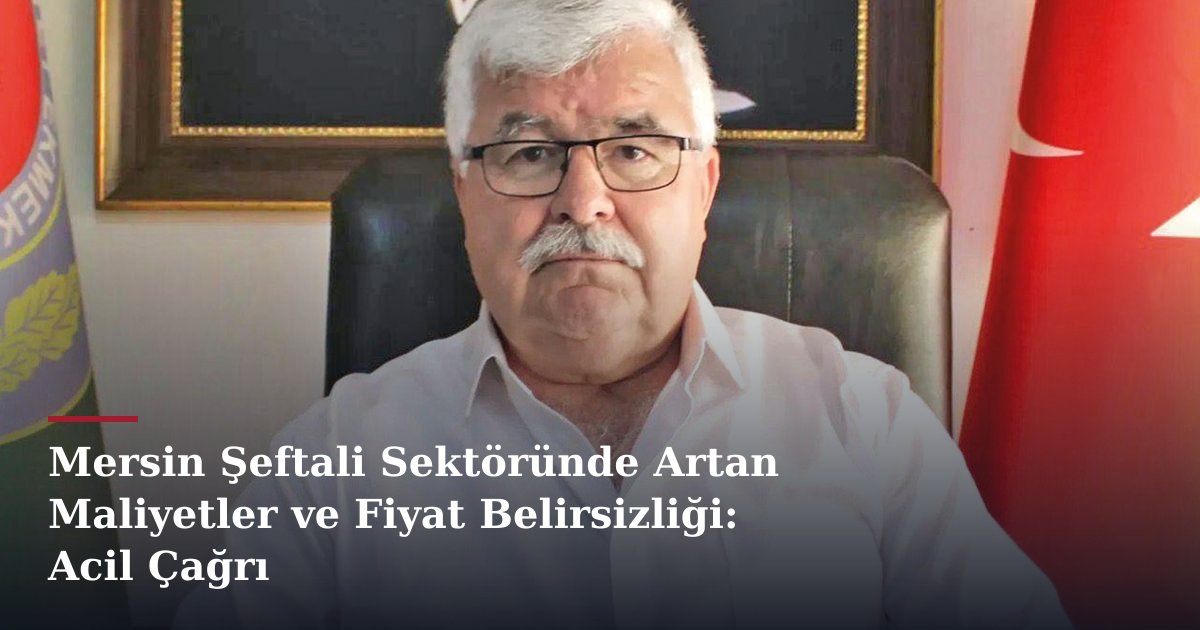 Mersin Şeftali Sektöründe Artan Maliyetler ve Fiyat Belirsizliği: Acil Çağrı