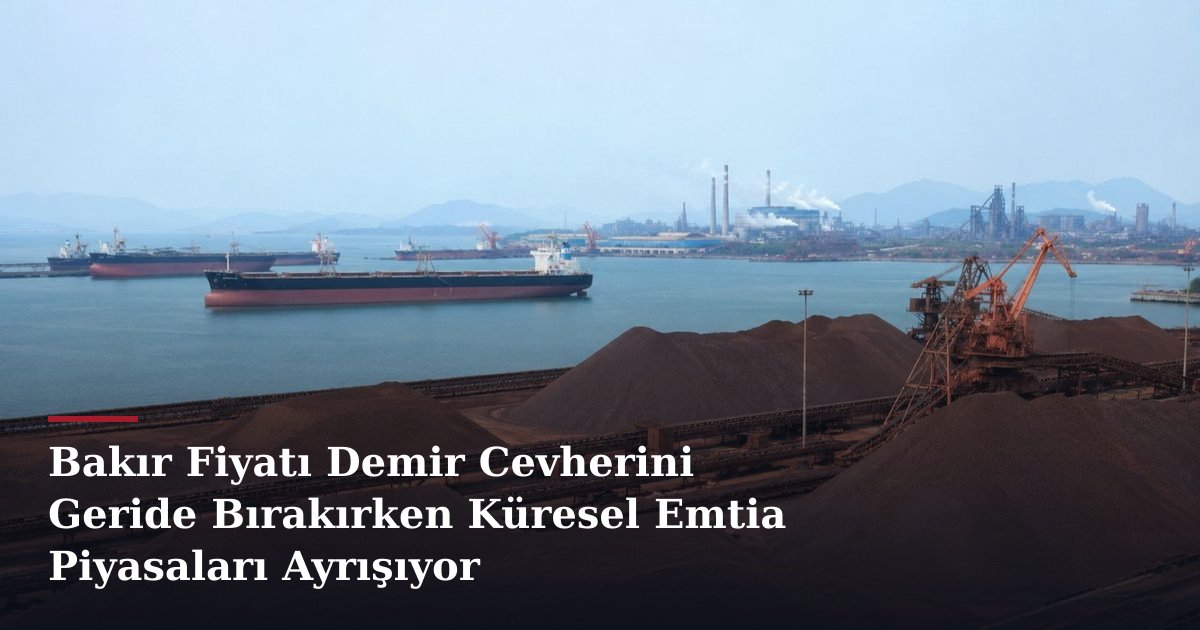Bakır Fiyatı Demir Cevherini Geride Bırakırken Küresel Emtia Piyasaları Ayrışıyor
