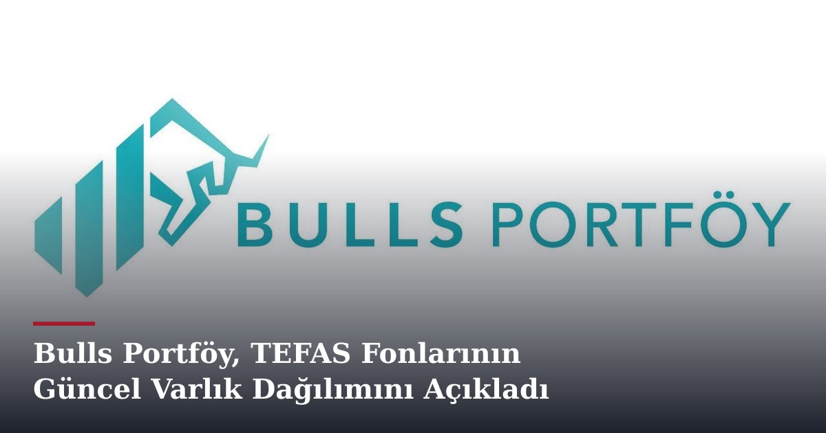 Bulls Portföy, TEFAS Fonlarının Güncel Varlık Dağılımını Açıkladı