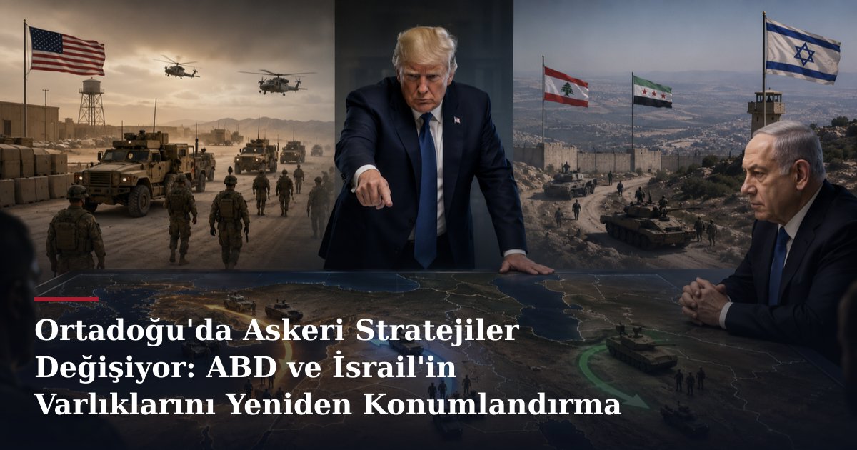 Ortadoğu'da Askeri Stratejiler Değişiyor: ABD ve İsrail'in Varlıklarını Yeniden Konumlandırma Baskısı