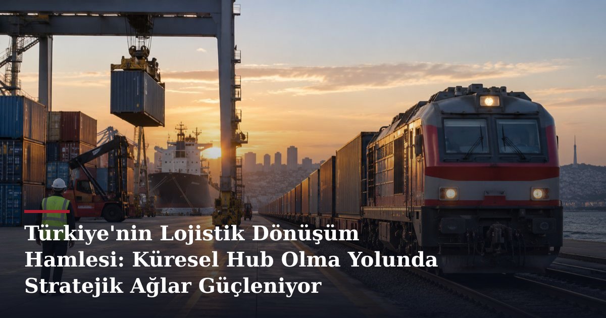 Türkiye'nin Lojistik Dönüşüm Hamlesi: Küresel Hub Olma Yolunda Stratejik Ağlar Güçleniyor