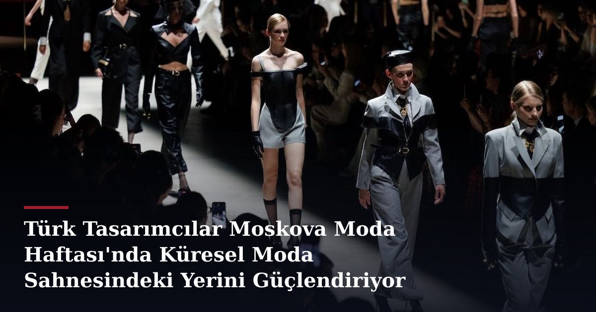 Türk Tasarımcılar Moskova Moda Haftası'nda Küresel Moda Sahnesindeki Yerini Güçlendiriyor