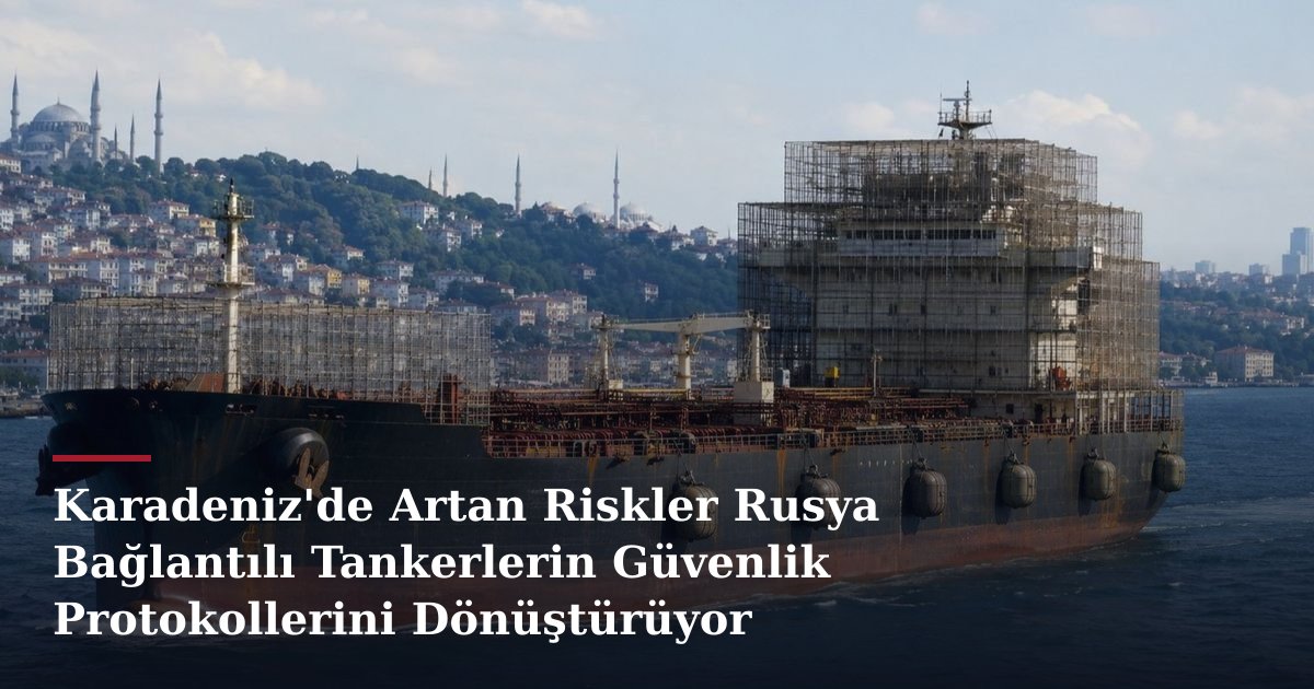 Karadeniz'de Artan Riskler Rusya Bağlantılı Tankerlerin Güvenlik Protokollerini Dönüştürüyor