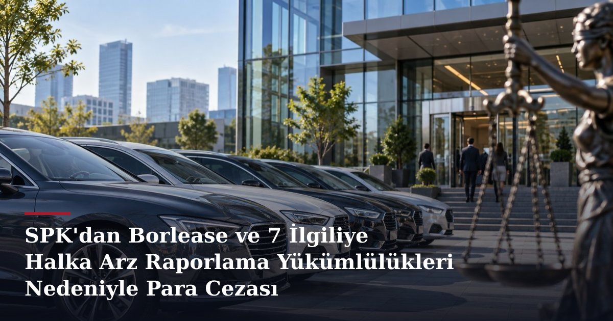 SPK'dan Borlease ve 7 İlgiliye Halka Arz Raporlama Yükümlülükleri Nedeniyle Para Cezası