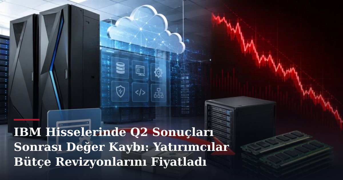 IBM Hisselerinde Q2 Sonuçları Sonrası Değer Kaybı: Yatırımcılar Bütçe Revizyonlarını Fiyatladı