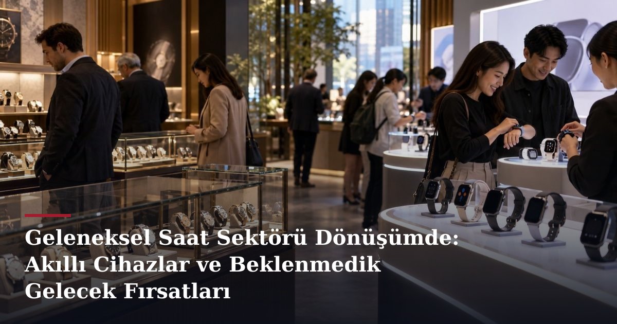 Geleneksel Saat Sektörü Dönüşümde: Akıllı Cihazlar ve Beklenmedik Gelecek Fırsatları