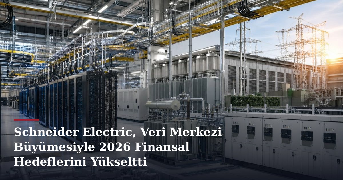 Schneider Electric, Veri Merkezi Büyümesiyle 2026 Finansal Hedeflerini Yükseltti