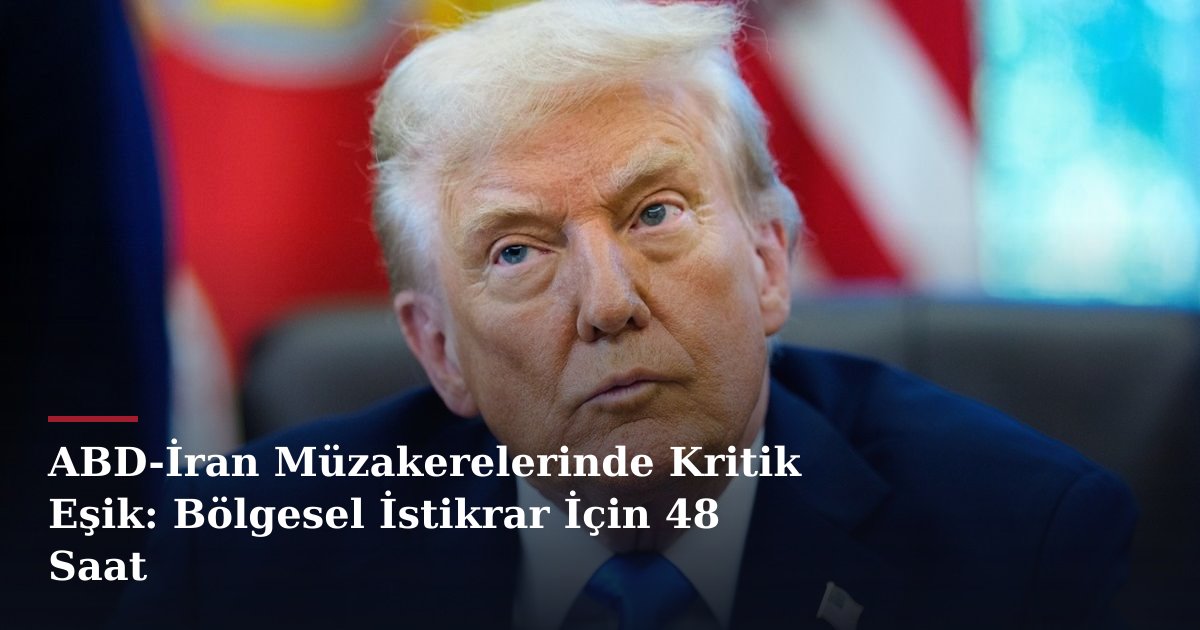ABD-İran Müzakerelerinde Kritik Eşik: Bölgesel İstikrar İçin 48 Saat