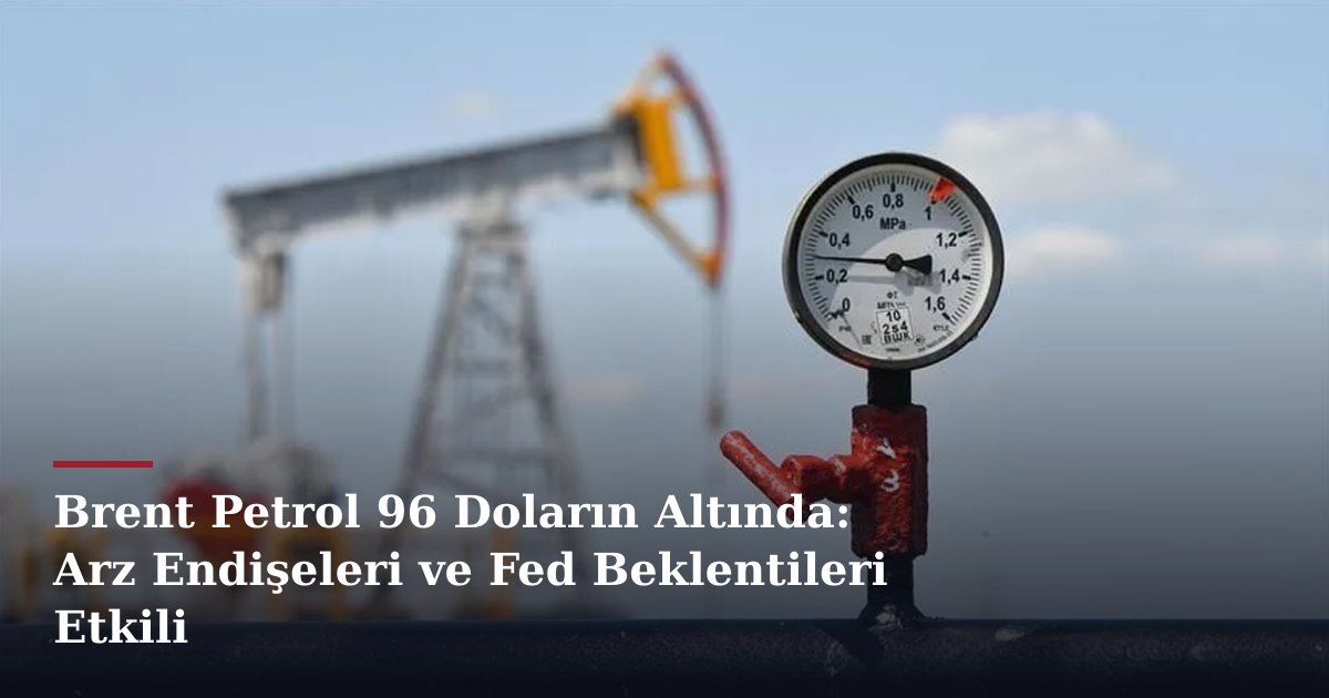Brent Petrol 96 Doların Altında: Arz Endişeleri ve Fed Beklentileri Etkili