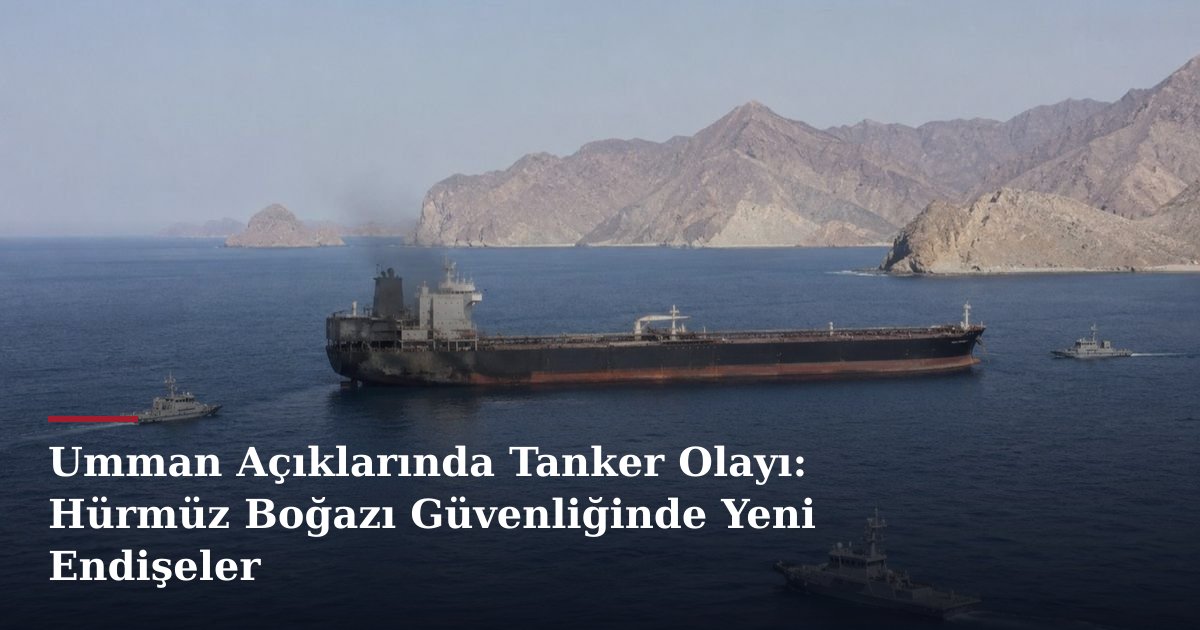 Umman Açıklarında Tanker Olayı: Hürmüz Boğazı Güvenliğinde Yeni Endişeler