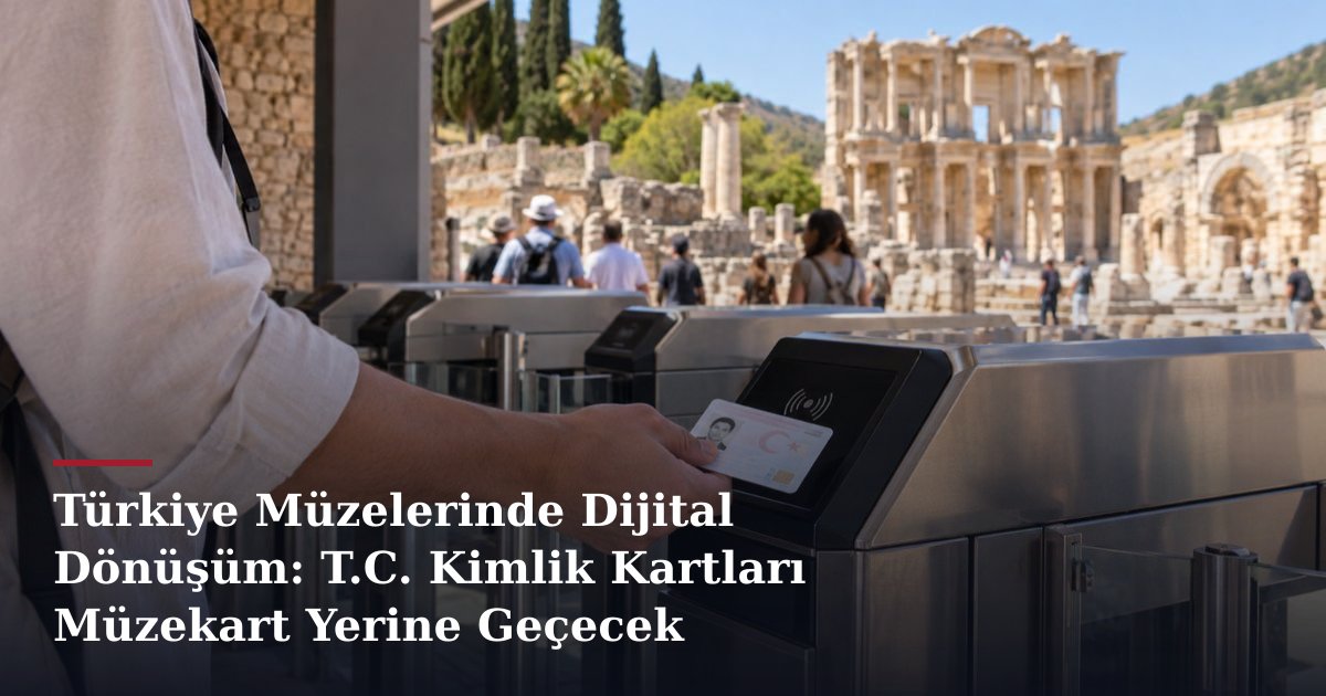 Türkiye Müzelerinde Dijital Dönüşüm: T.C. Kimlik Kartları Müzekart Yerine Geçecek