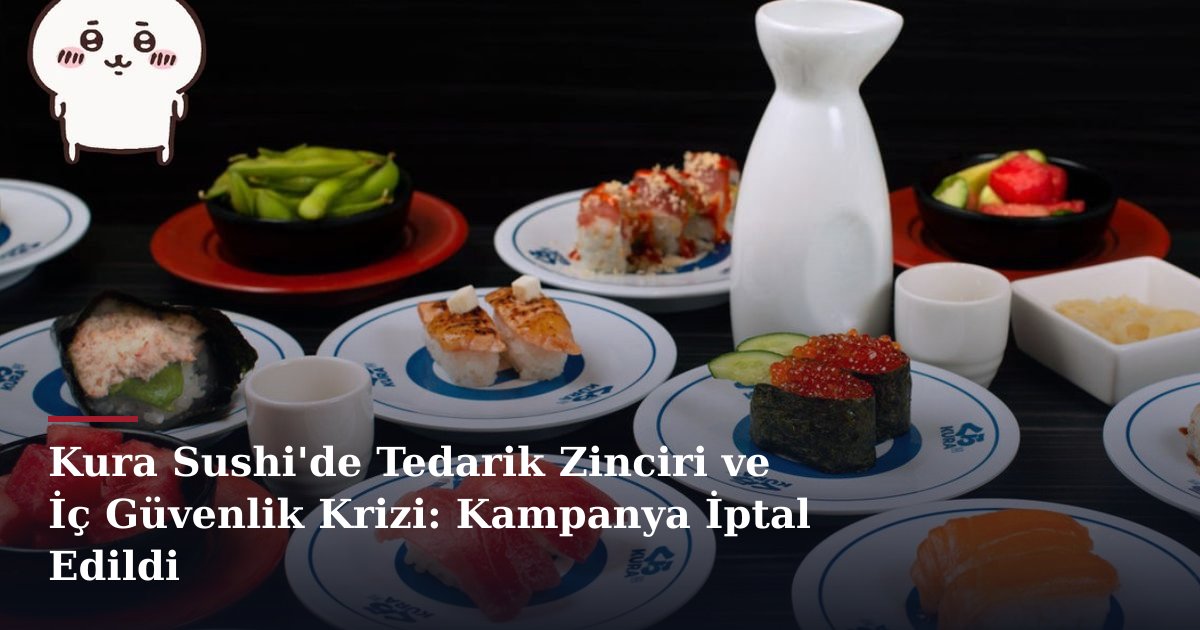 Kura Sushi'de Tedarik Zinciri ve İç Güvenlik Krizi: Kampanya İptal Edildi