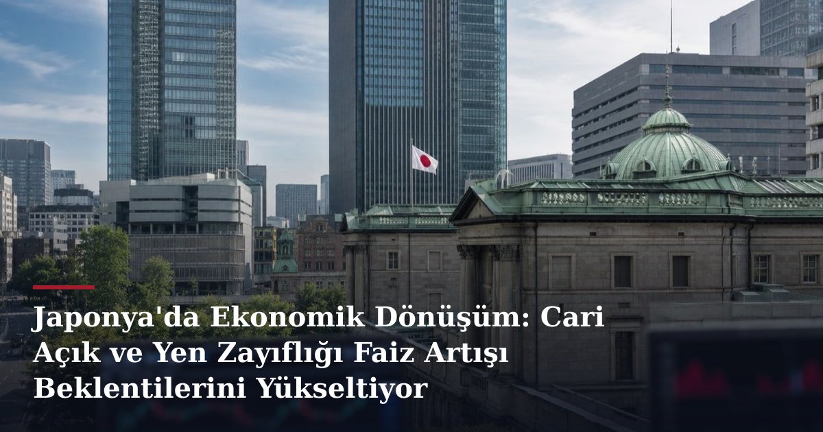 Japonya'da Ekonomik Dönüşüm: Cari Açık ve Yen Zayıflığı Faiz Artışı Beklentilerini Yükseltiyor