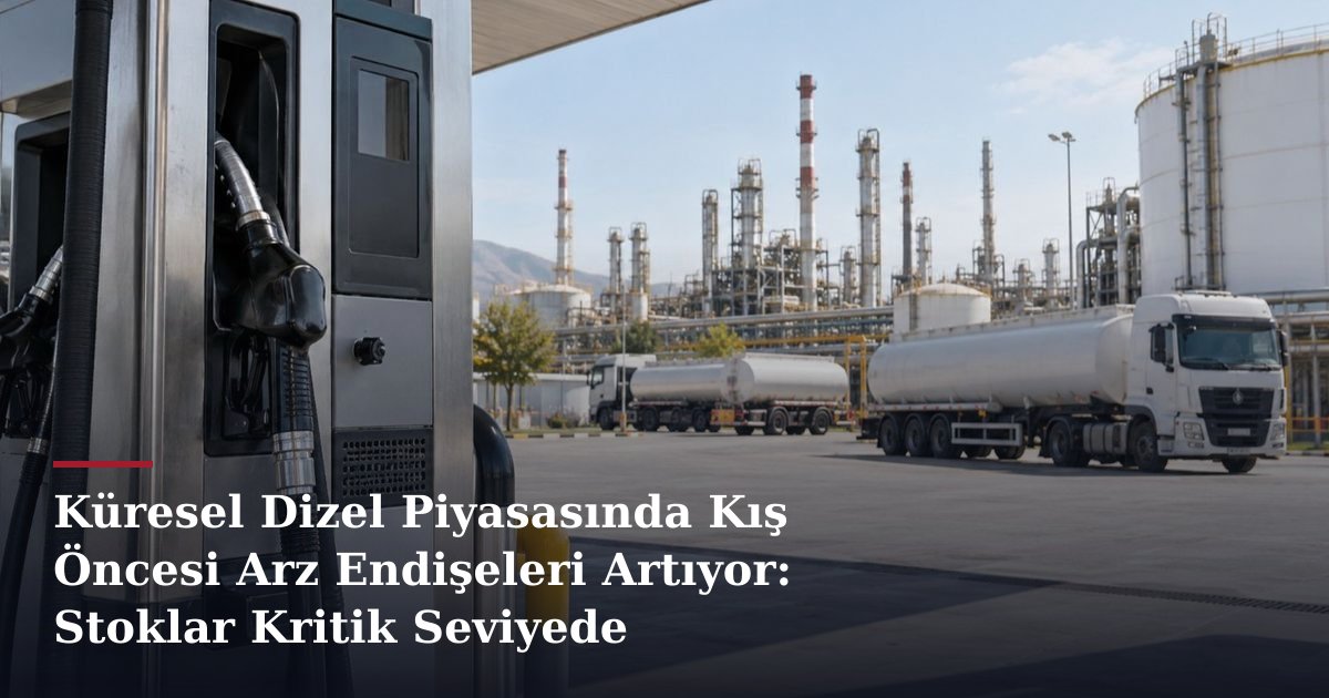 Küresel Dizel Piyasasında Kış Öncesi Arz Endişeleri Artıyor: Stoklar Kritik Seviyede