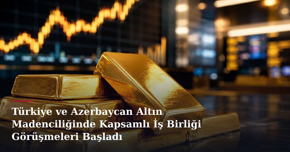Türkiye ve Azerbaycan Altın Madenciliğinde Kapsamlı İş Birliği Görüşmeleri Başladı
