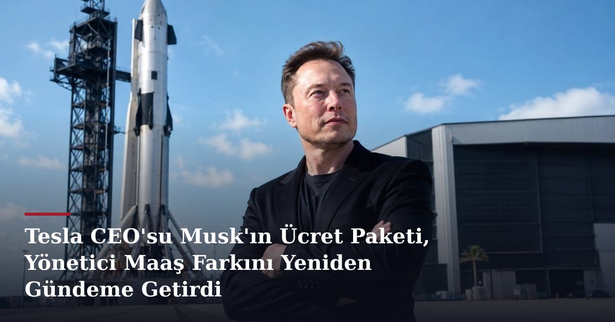 Tesla CEO'su Musk'ın Ücret Paketi, Yönetici Maaş Farkını Yeniden Gündeme Getirdi