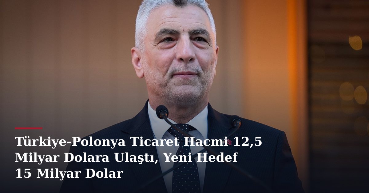 Türkiye-Polonya Ticaret Hacmi 12,5 Milyar Dolara Ulaştı, Yeni Hedef 15 Milyar Dolar