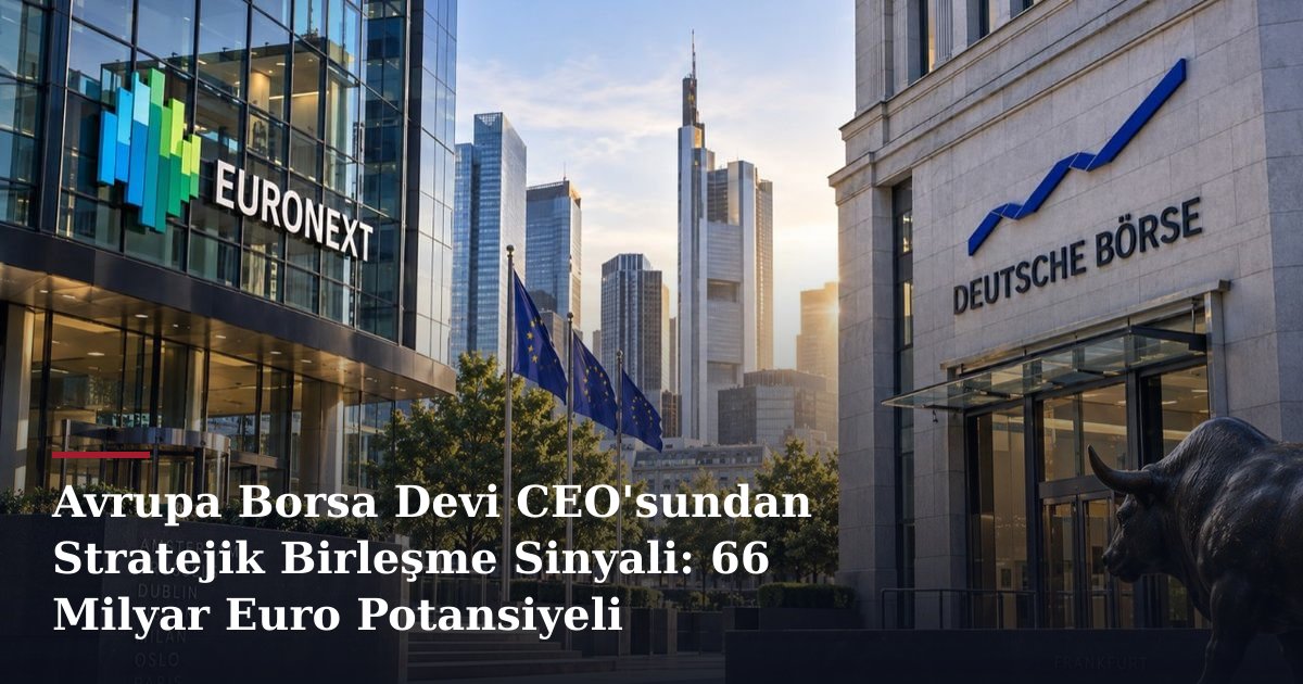 Avrupa Borsa Devi CEO'sundan Stratejik Birleşme Sinyali: 66 Milyar Euro Potansiyeli