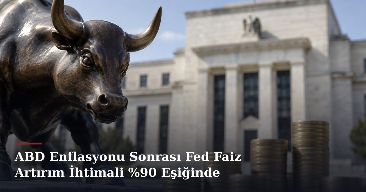 ABD Enflasyonu Sonrası Fed Faiz Artırım İhtimali %90 Eşiğinde