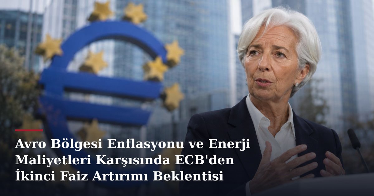 Avro Bölgesi Enflasyonu ve Enerji Maliyetleri Karşısında ECB'den İkinci Faiz Artırımı Beklentisi