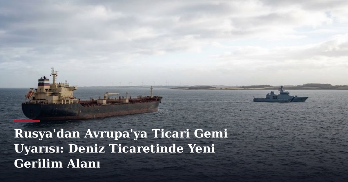 Rusya'dan Avrupa'ya Ticari Gemi Uyarısı: Deniz Ticaretinde Yeni Gerilim Alanı