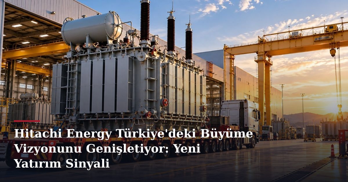 Hitachi Energy Türkiye'deki Büyüme Vizyonunu Genişletiyor: Yeni Yatırım Sinyali