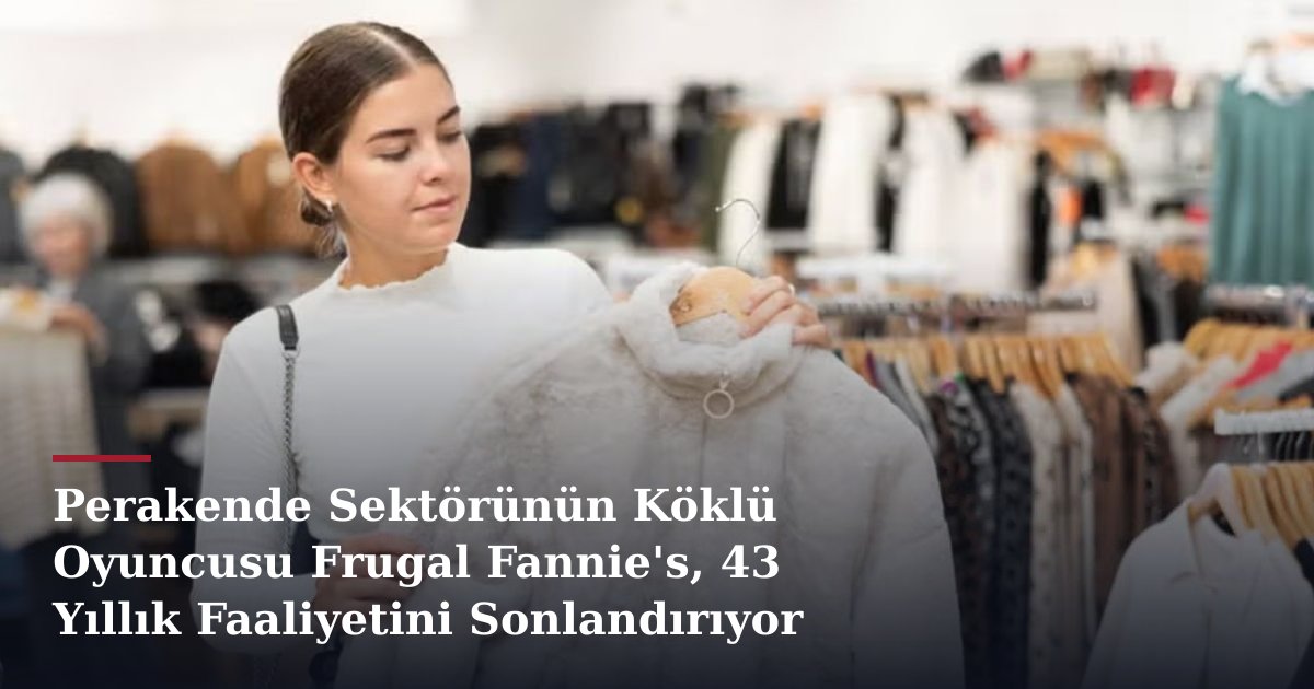 Perakende Sektörünün Köklü Oyuncusu Frugal Fannie's, 43 Yıllık Faaliyetini Sonlandırıyor