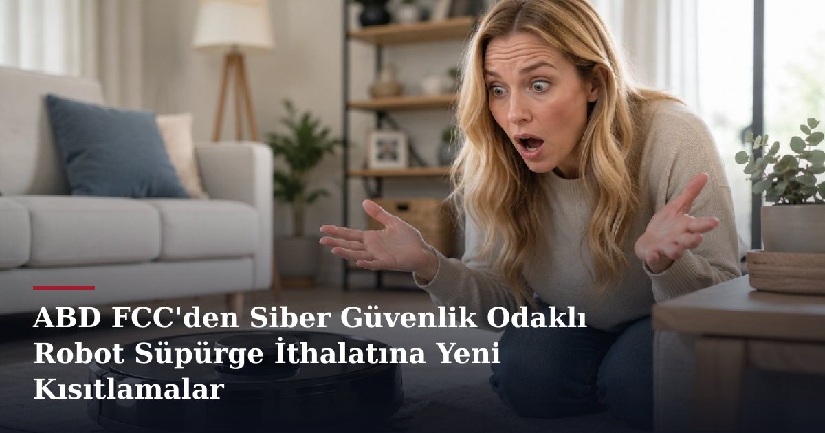 ABD FCC'den Siber Güvenlik Odaklı Robot Süpürge İthalatına Yeni Kısıtlamalar