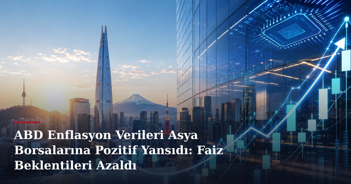 ABD Enflasyon Verileri Asya Borsalarına Pozitif Yansıdı: Faiz Beklentileri Azaldı