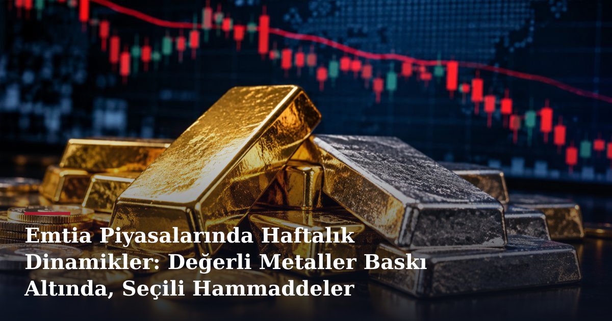 Emtia Piyasalarında Haftalık Dinamikler: Değerli Metaller Baskı Altında, Seçili Hammaddeler Yükselişte