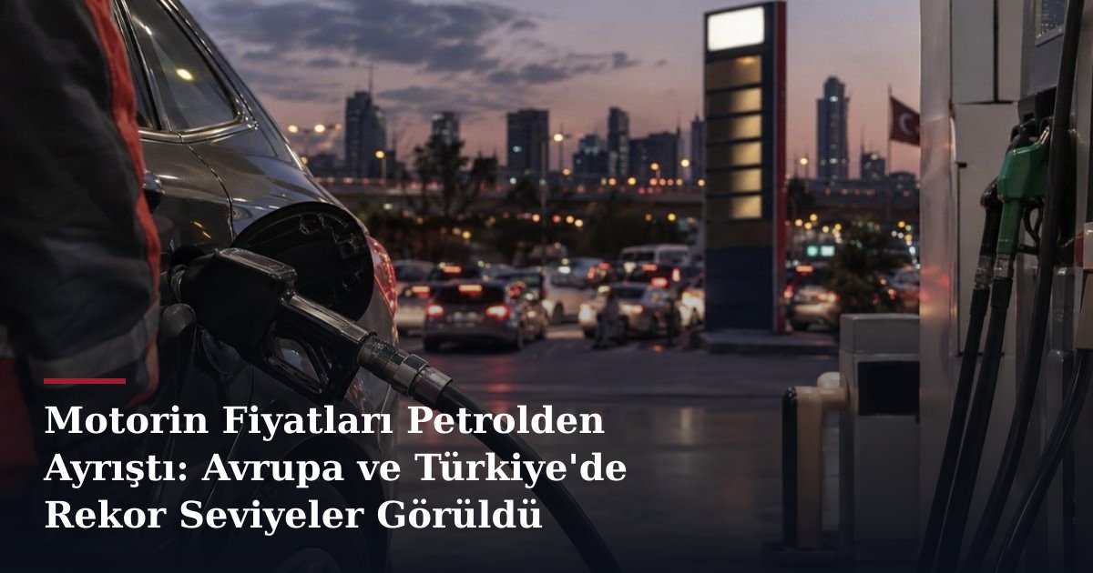 Motorin Fiyatları Petrolden Ayrıştı: Avrupa ve Türkiye'de Rekor Seviyeler Görüldü