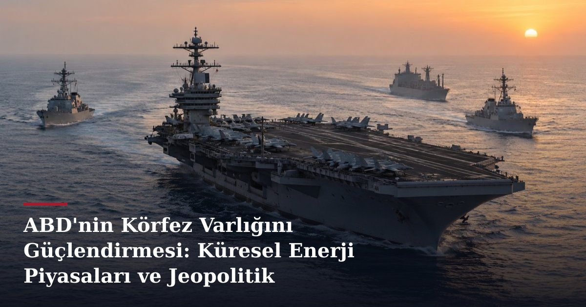 ABD'nin Körfez Varlığını Güçlendirmesi: Küresel Enerji Piyasaları ve Jeopolitik Dinamikler