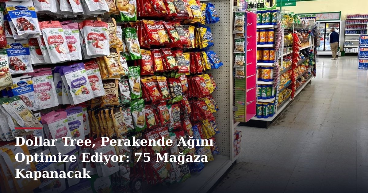 Dollar Tree, Perakende Ağını Optimize Ediyor: 75 Mağaza Kapanacak