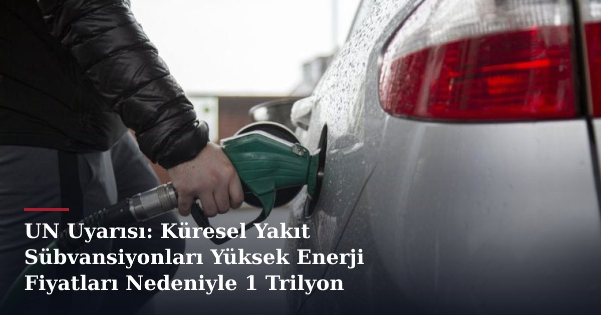 UN Uyarısı: Küresel Yakıt Sübvansiyonları Yüksek Enerji Fiyatları Nedeniyle 1 Trilyon Doları Aşabilir