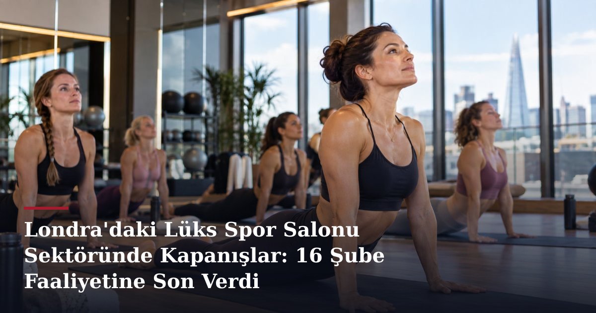 Londra'daki Lüks Spor Salonu Sektöründe Kapanışlar: 16 Şube Faaliyetine Son Verdi