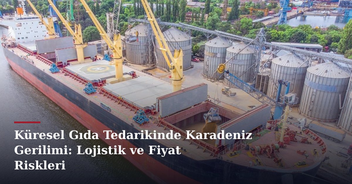Küresel Gıda Tedarikinde Karadeniz Gerilimi: Lojistik ve Fiyat Riskleri