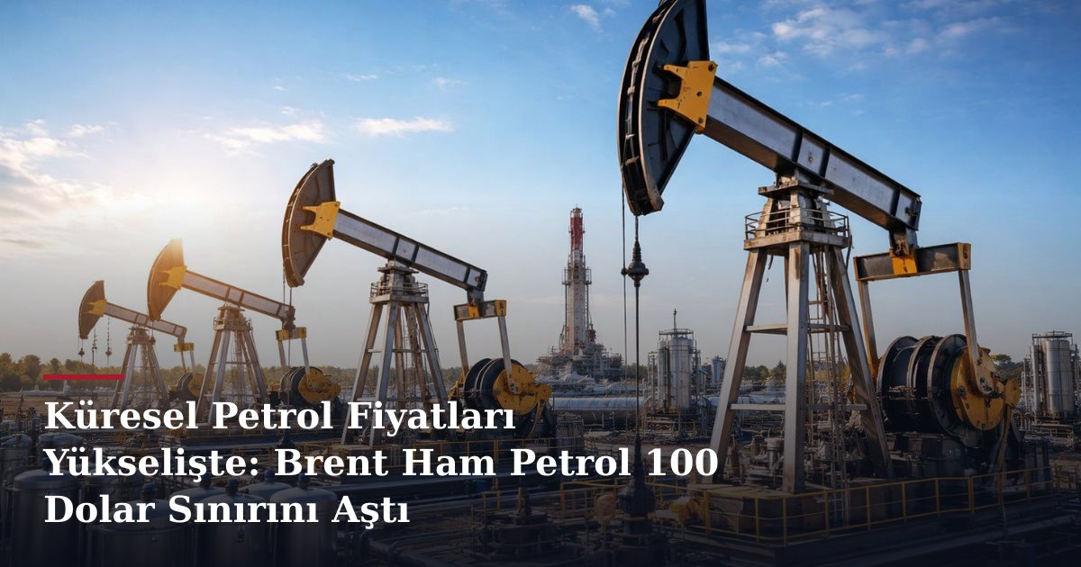 Küresel Petrol Fiyatları Yükselişte: Brent Ham Petrol 100 Dolar Sınırını Aştı