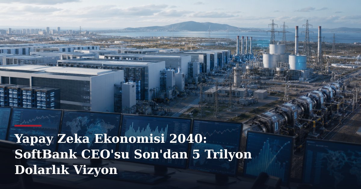 Yapay Zeka Ekonomisi 2040: SoftBank CEO'su Son'dan 5 Trilyon Dolarlık Vizyon
