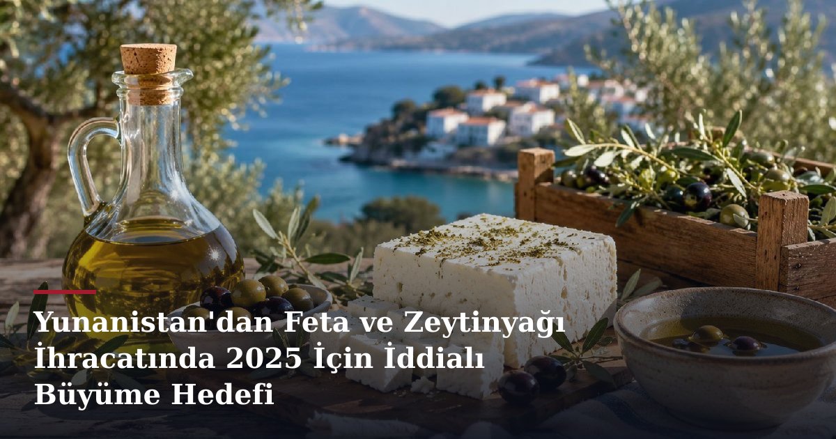Yunanistan'dan Feta ve Zeytinyağı İhracatında 2025 İçin İddialı Büyüme Hedefi