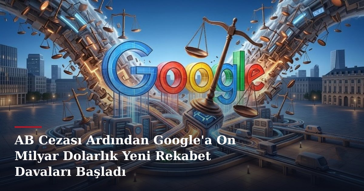 AB Cezası Ardından Google'a On Milyar Dolarlık Yeni Rekabet Davaları Başladı