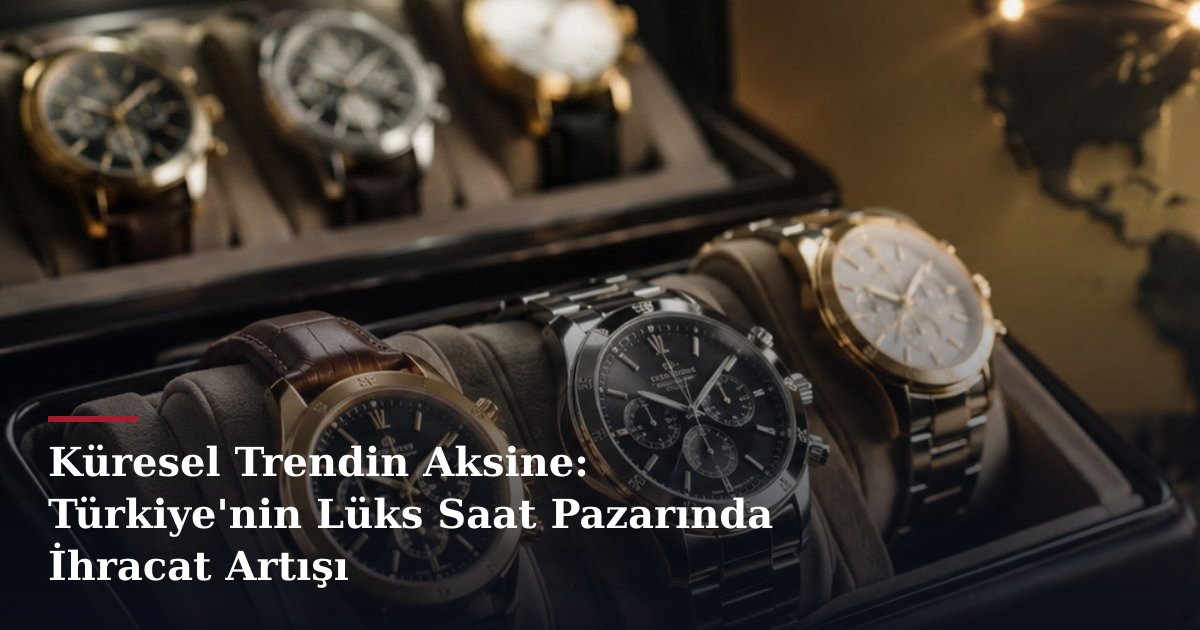 Küresel Trendin Aksine: Türkiye'nin Lüks Saat Pazarında İhracat Artışı