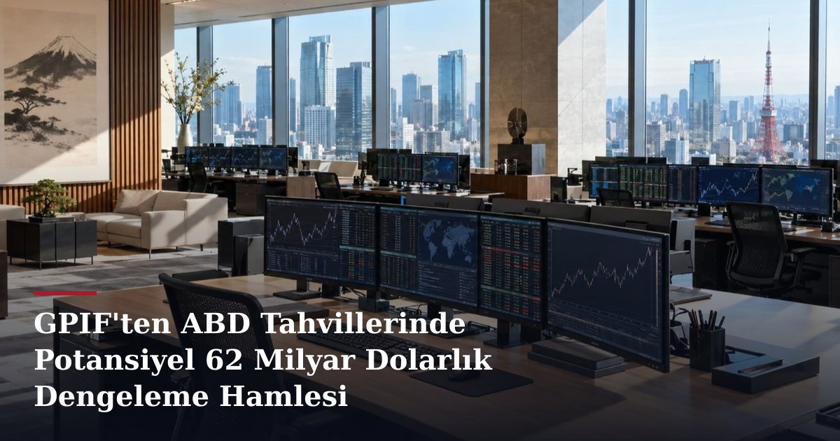 GPIF'ten ABD Tahvillerinde Potansiyel 62 Milyar Dolarlık Dengeleme Hamlesi