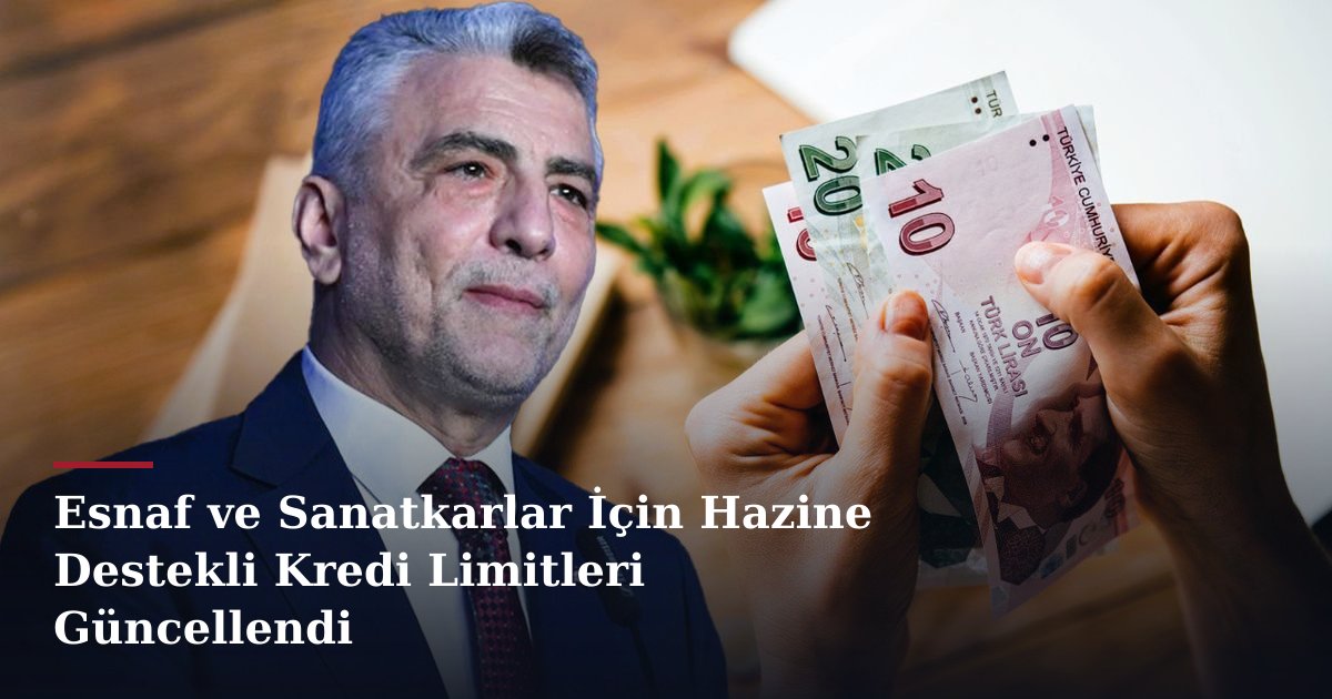 Esnaf ve Sanatkarlar İçin Hazine Destekli Kredi Limitleri Güncellendi